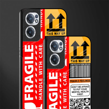 fragile feelings glass case for oneplus nord ce 2 5g image-2