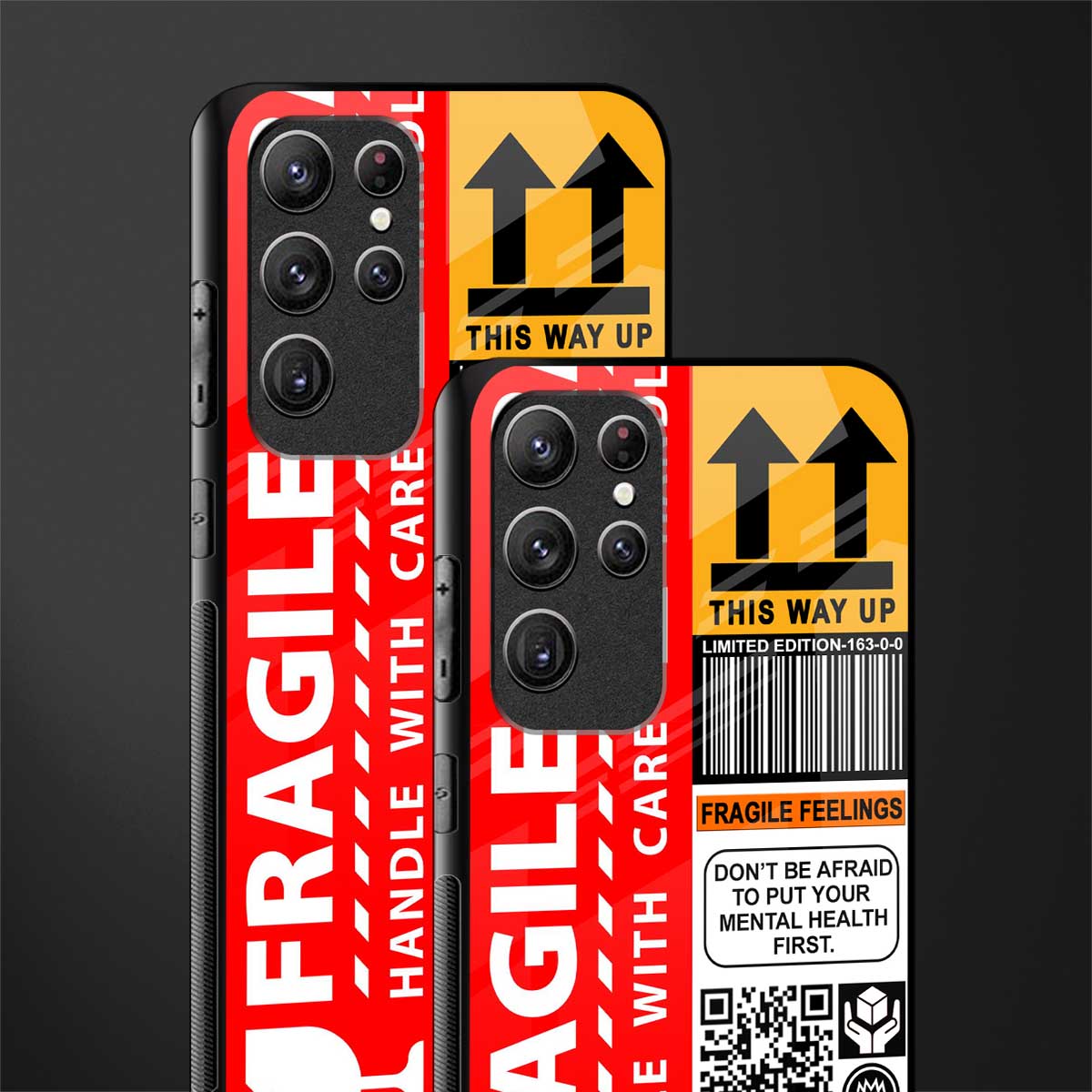 fragile feelings glass case for samsung galaxy s21 ultra image-2