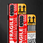 fragile feelings glass case for realme 7 image-2