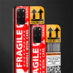 fragile feelings glass case for samsung galaxy s20 plus image-2