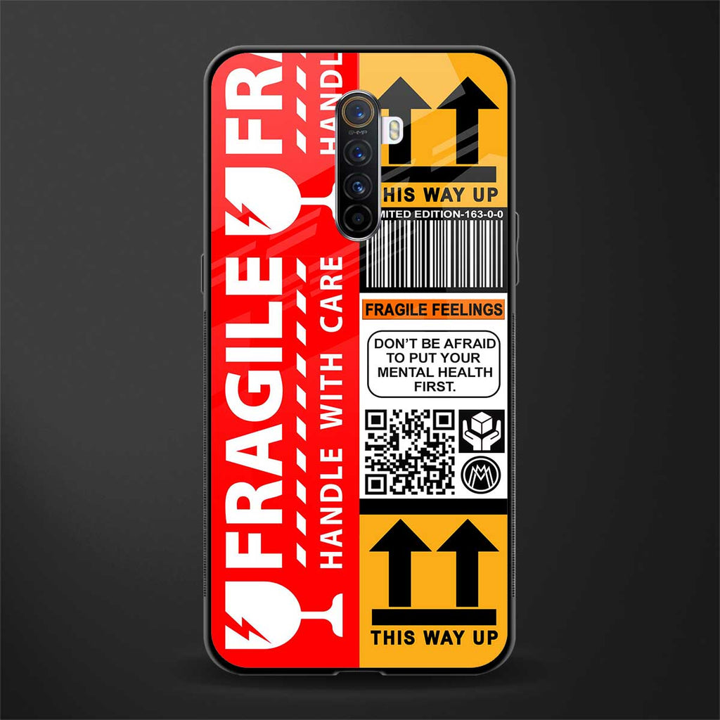 fragile feelings glass case for realme x2 pro image