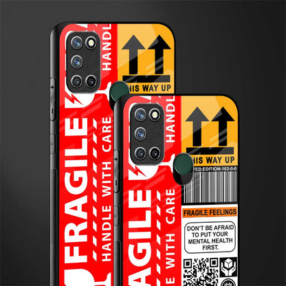fragile feelings glass case for realme 7i image-2
