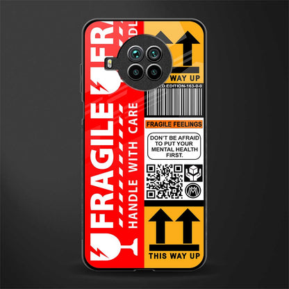 fragile feelings glass case for mi 10i image