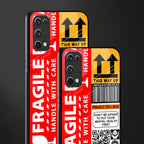 fragile feelings glass case for realme x7 pro image-2