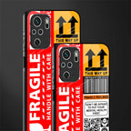 fragile feelings glass case for redmi note 10s image-2