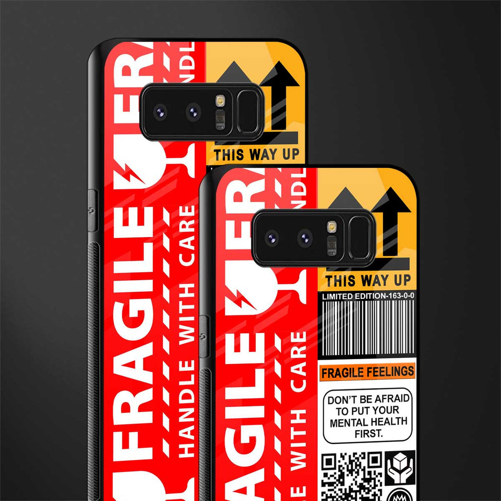 fragile feelings glass case for samsung galaxy note 8 image-2