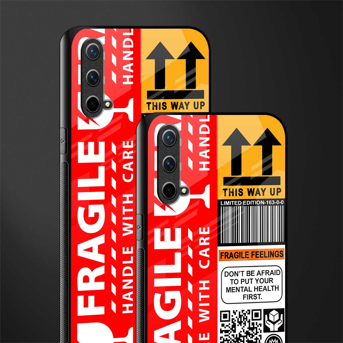 fragile feelings glass case for oneplus nord ce 5g image-2