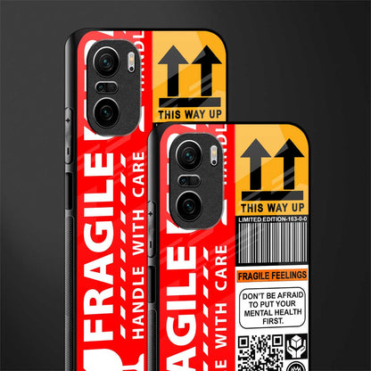 fragile feelings glass case for mi 11x 5g image-2