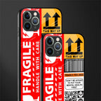 fragile feelings glass case for iphone 11 pro image-2