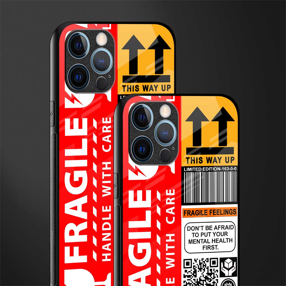 fragile feelings glass case for iphone 12 pro max image-2