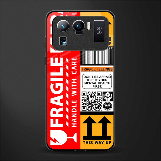 fragile feelings glass case for mi 11 ultra 5g image