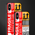 fragile feelings glass case for iphone x image-2