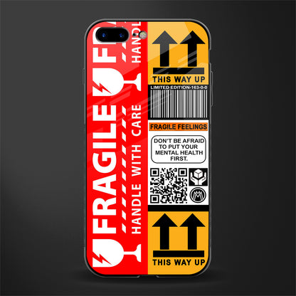 fragile feelings glass case for iphone 7 plus image