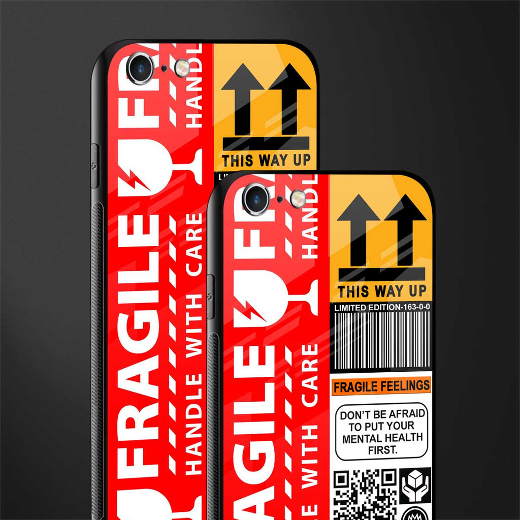 fragile feelings glass case for iphone 6s image-2