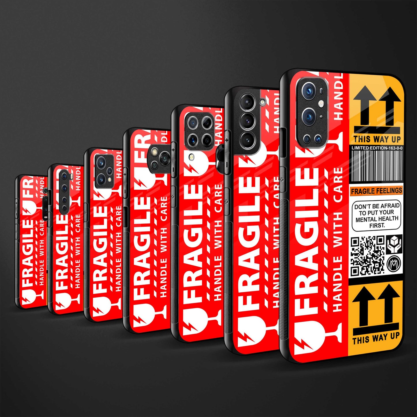 fragile feelings glass case for oneplus 9r image-3