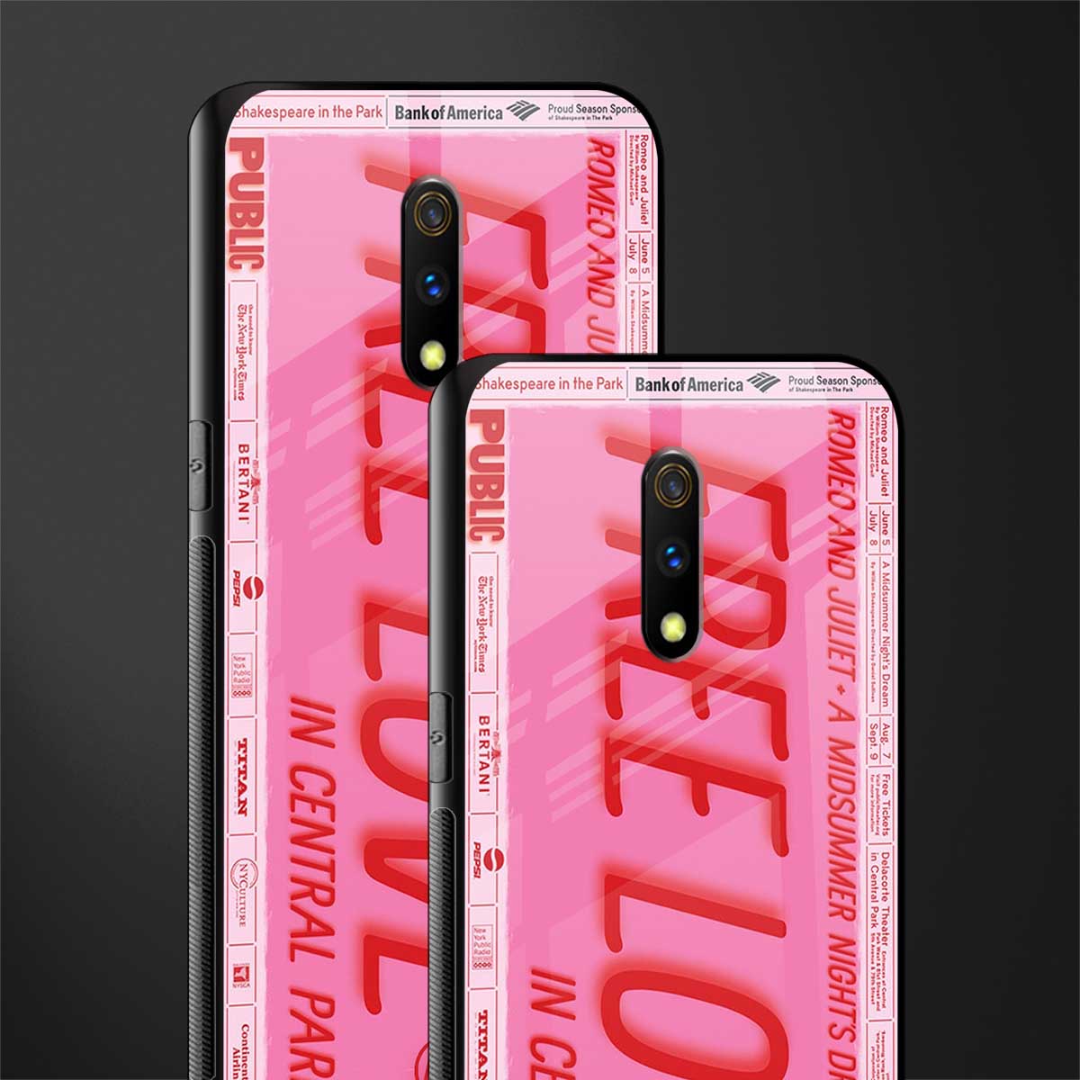 free love glass case for realme x image-2