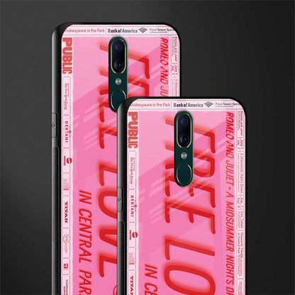 free love glass case for oppo a9 image-2