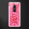 free love glass case for vivo v17 pro image