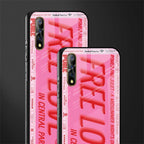 free love glass case for vivo s1 image-2