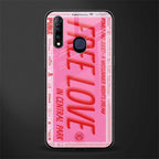 free love glass case for vivo z1 pro image