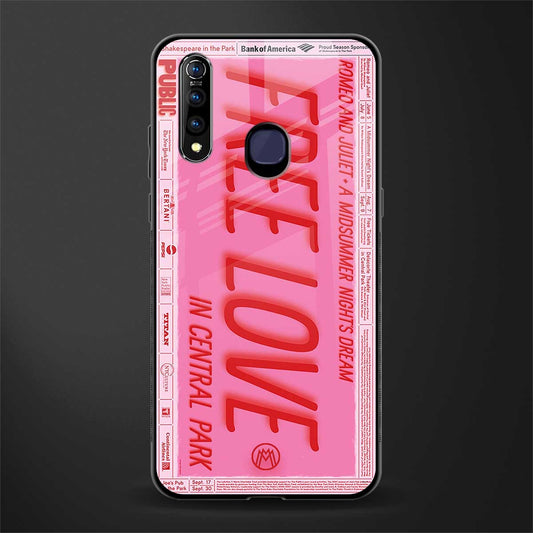 free love glass case for vivo z1 pro image