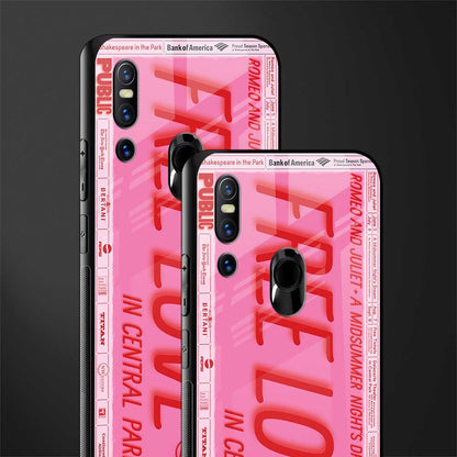 free love glass case for vivo v15 image-2