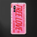 free love glass case for vivo v15 pro image
