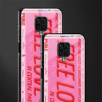 free love glass case for poco m2 pro image-2