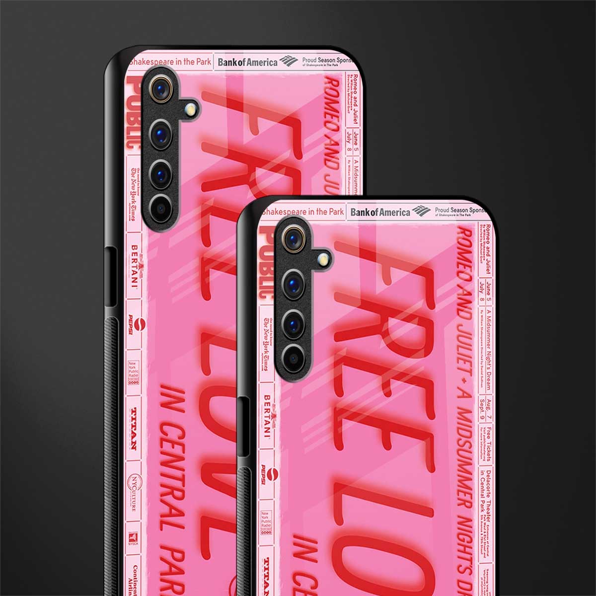 free love glass case for realme 6i image-2