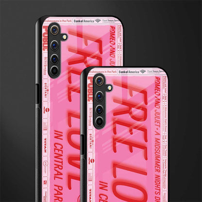 free love glass case for realme 6i image-2