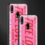 free love glass case for realme 3 pro image-2