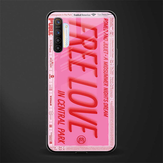 free love glass case for realme xt image