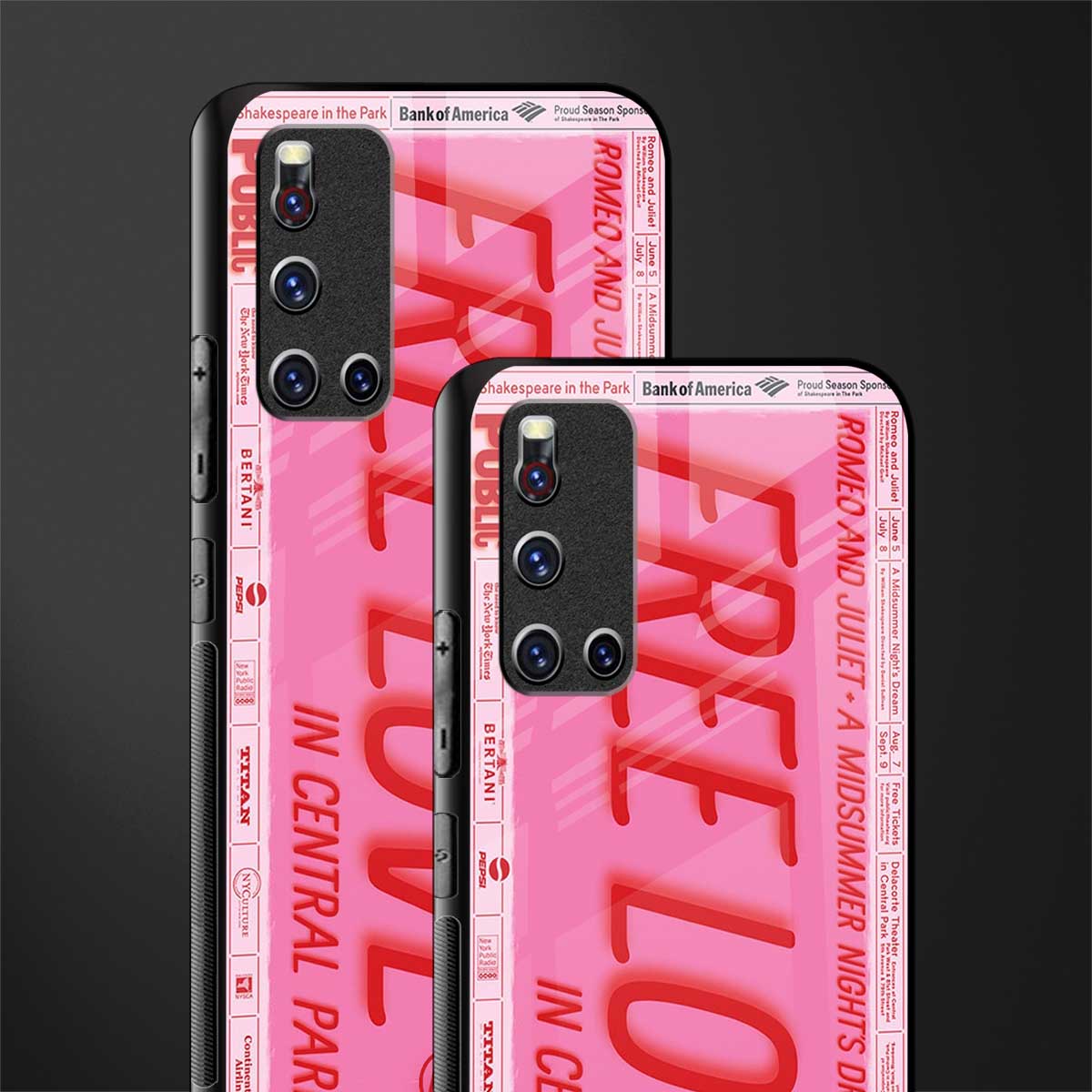 free love glass case for vivo v19 image-2