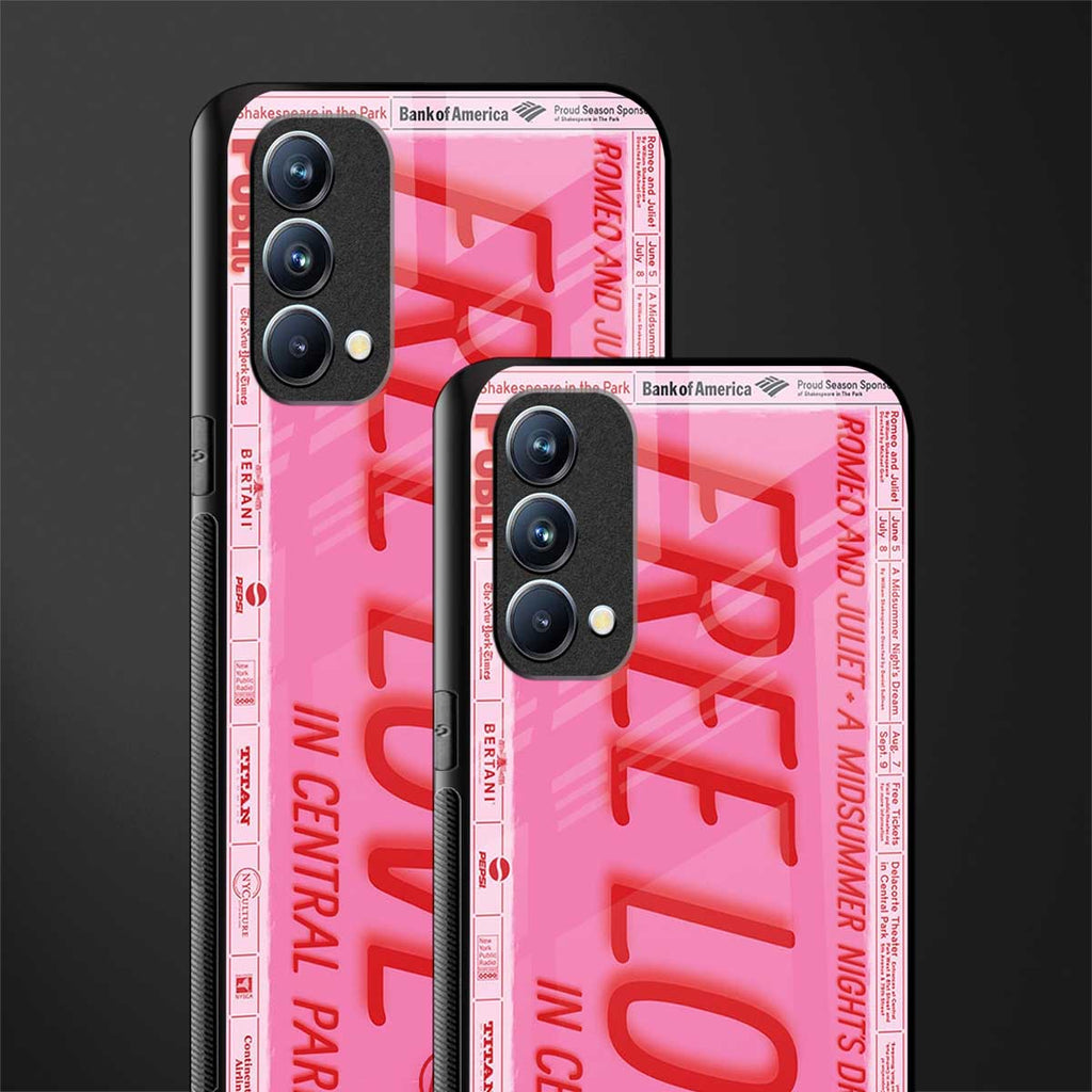 free love glass case for oppo f19s image-2