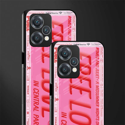 free love back phone cover | glass case for realme 9 pro 5g