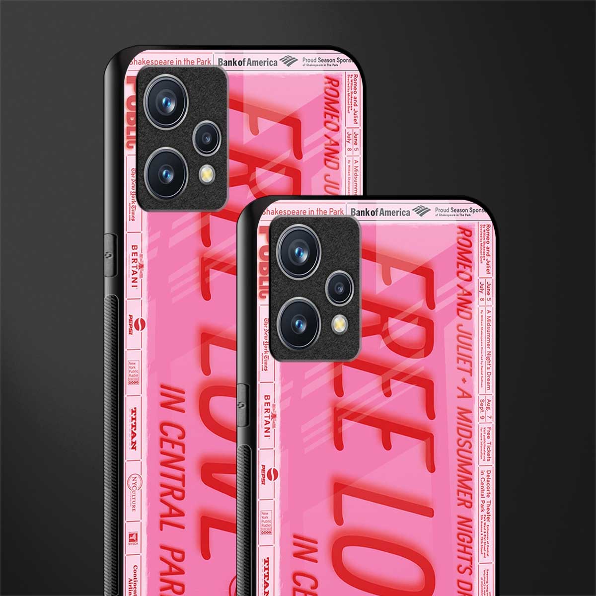 free love glass case for realme 9 4g image-2