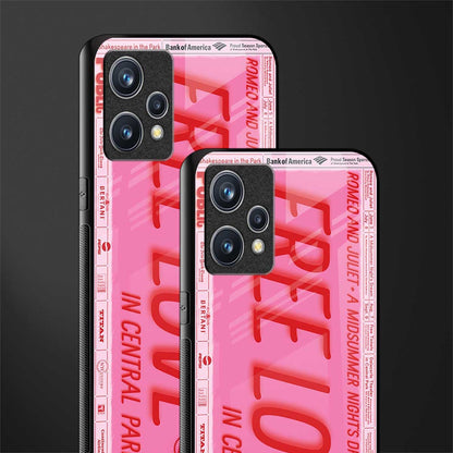 free love glass case for realme 9 4g image-2
