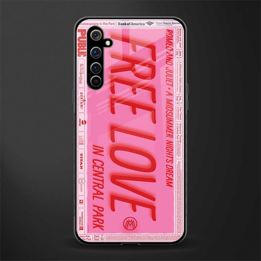 free love glass case for realme x50 pro image