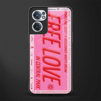 free love glass case for oneplus nord ce 2 5g image