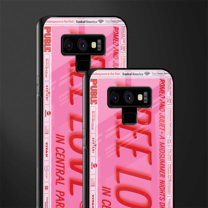 free love glass case for samsung galaxy note 9 image-2
