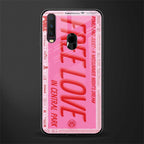free love glass case for vivo y17 image
