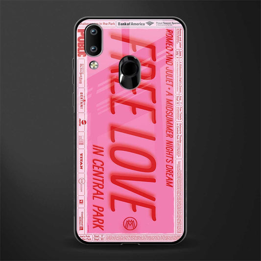 free love glass case for vivo y91 image