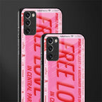 free love glass case for samsung galaxy note 20 image-2