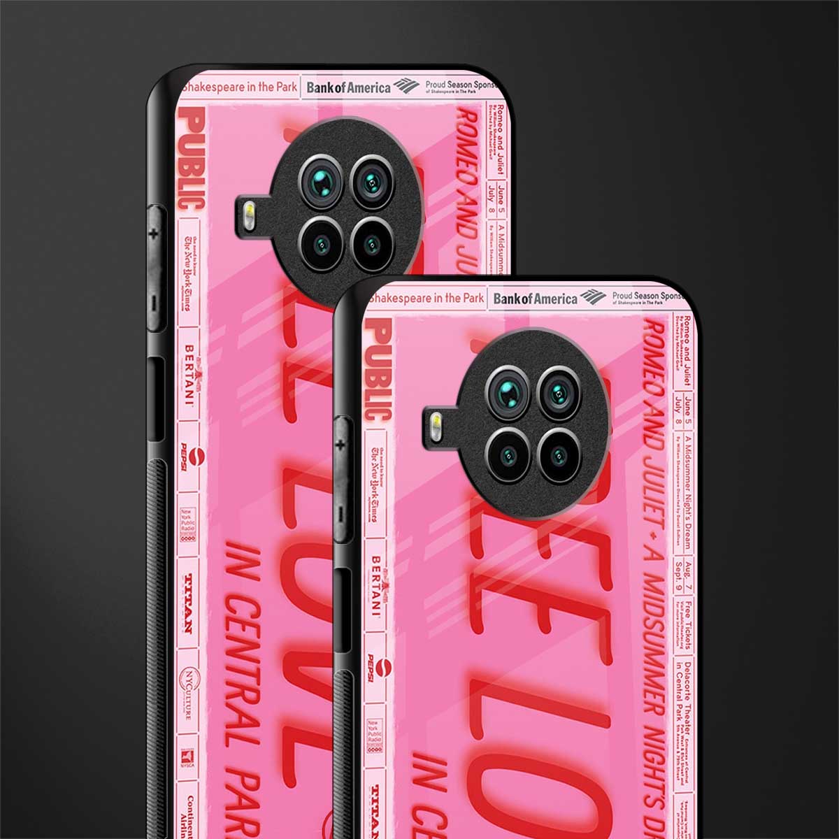 free love glass case for mi 10i image-2