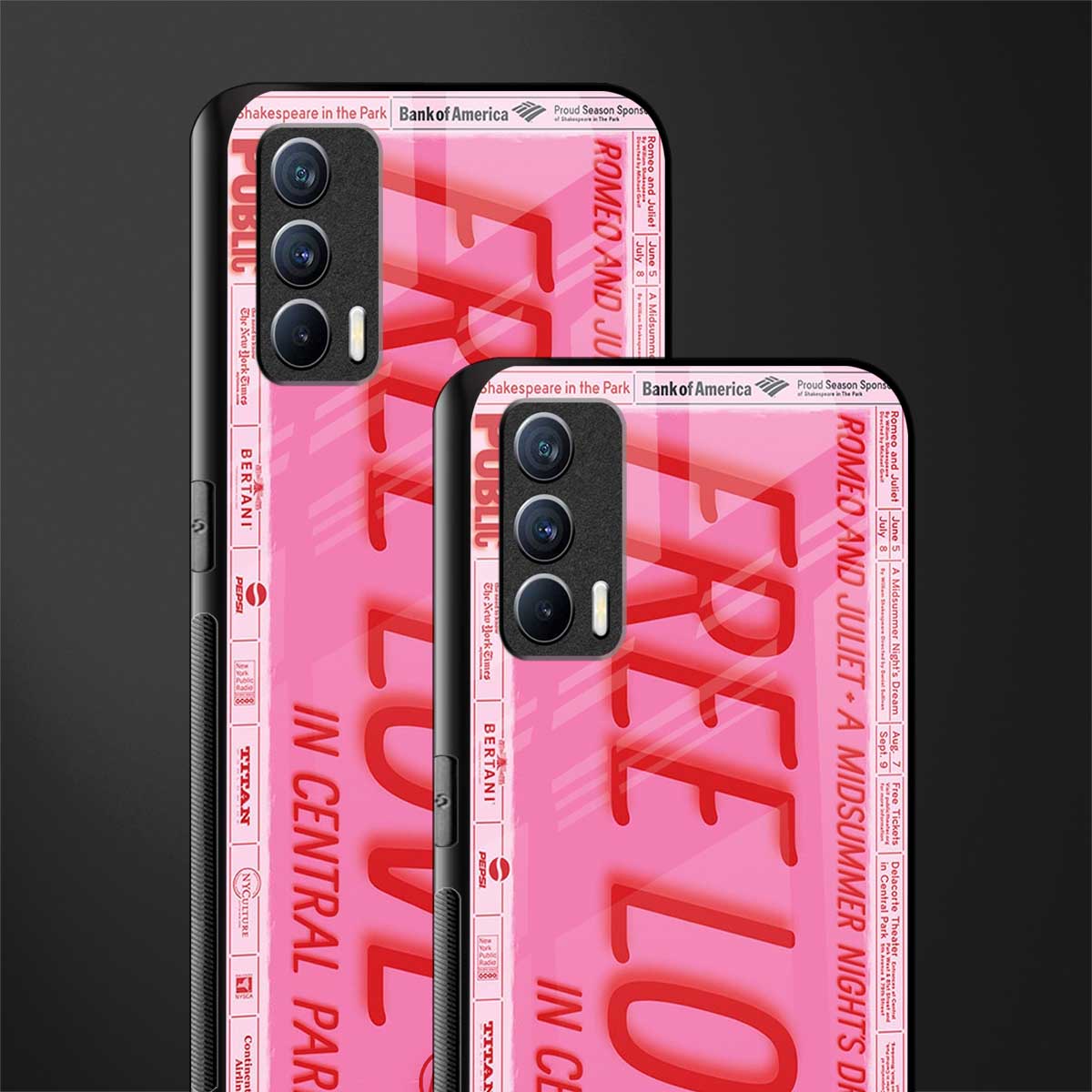 free love glass case for realme x7 image-2