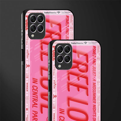 free love glass case for samsung galaxy f62 image-2
