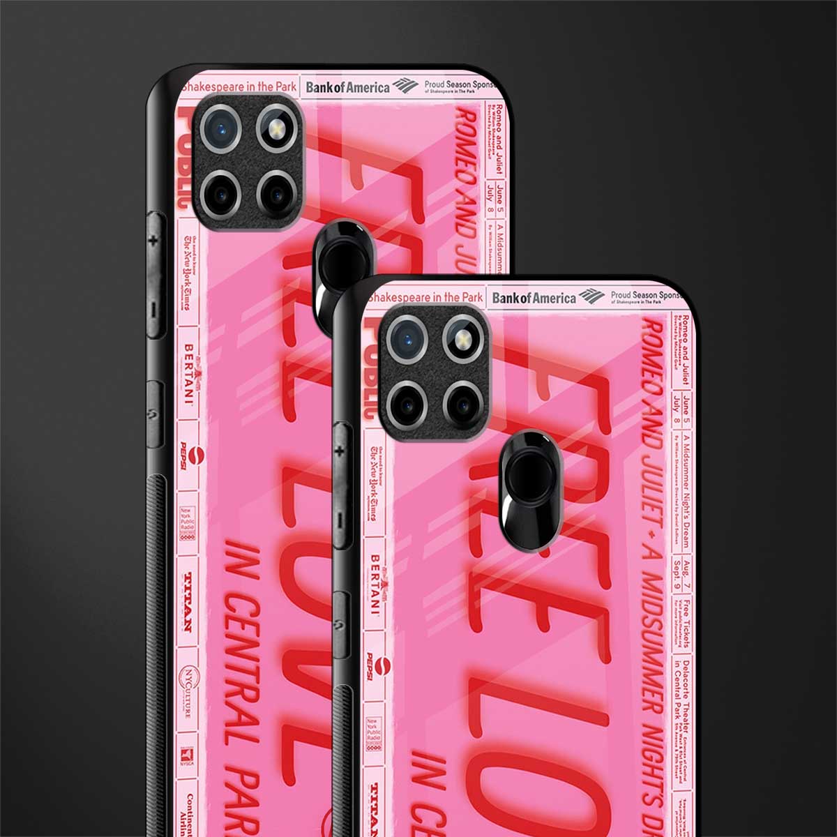 free love glass case for realme c21 image-2