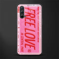 free love glass case for oneplus nord ce 5g image