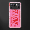 free love glass case for mi 11 ultra 5g image