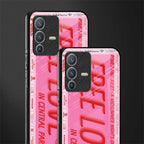 free love glass case for vivo v23 pro 5g image-2